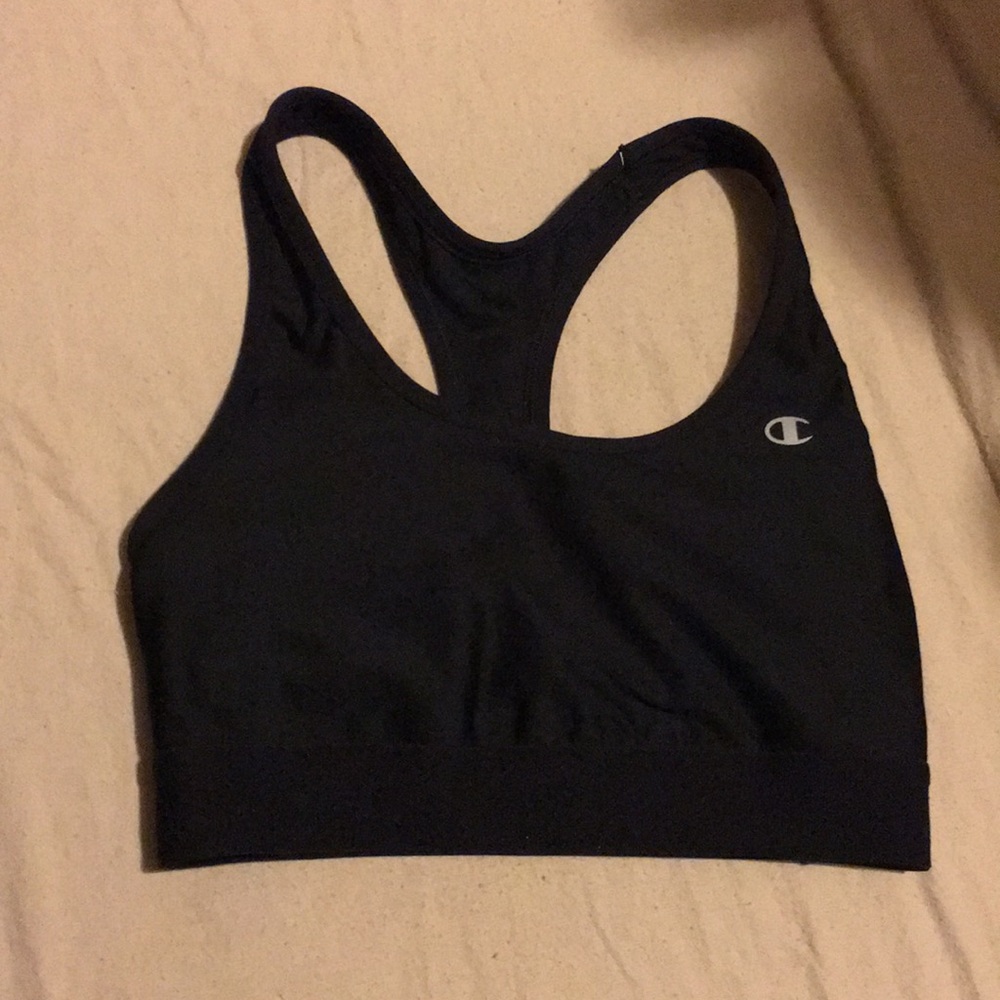 Black champion sports bra